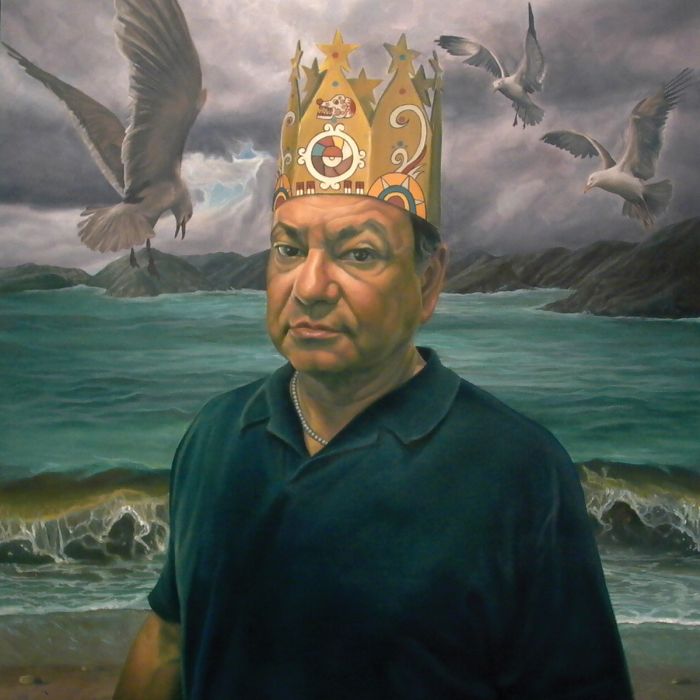 Eloy Torrez, It's a Brown World After All, 2006 (Oil on canvas), The Cheech Marin Collection