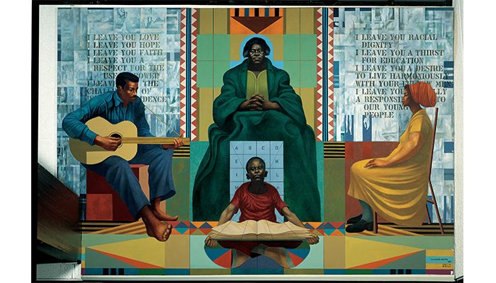 Mary McLeod Bethune Mural (1977-1978) by Charles White