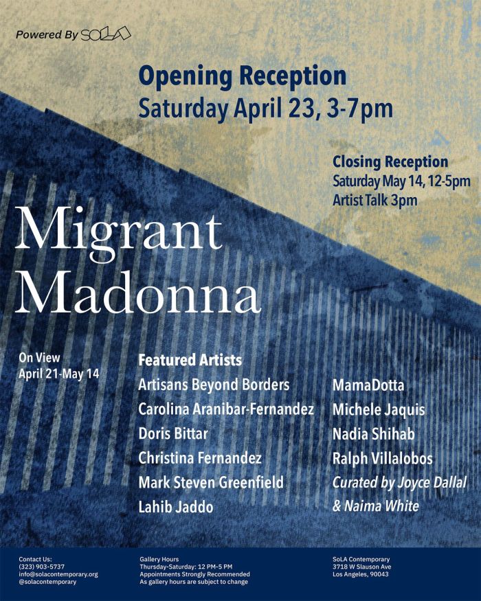 Migrant Madonna at SoLA Gallery in Los Angeles