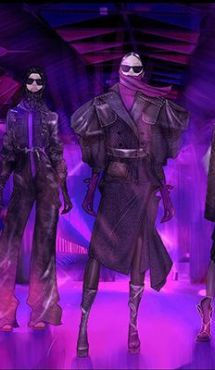 Fashion Design students Andrea DeAnda and Nazil Collins created these runway looks for Activision’s Call of Duty franchise, which were shown during O-Launch ’22 weekend last May.